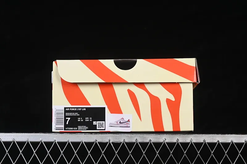 All categories Nk Air Force 1 Air Force series Nk Air Force 1 Low Air Force low-top Nike Air Force 1'07 Low Year of the Horse limited edition Gray-red texture Air Force 1 low-top casual sneakers HT5088-628